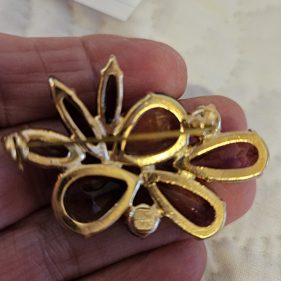 Vintage signed czech/slovania brooch - Picture 3 of 3